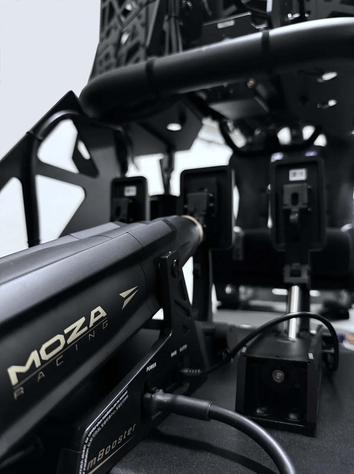 MOZA Racing MBooster active pedals on TORQ EVO 2