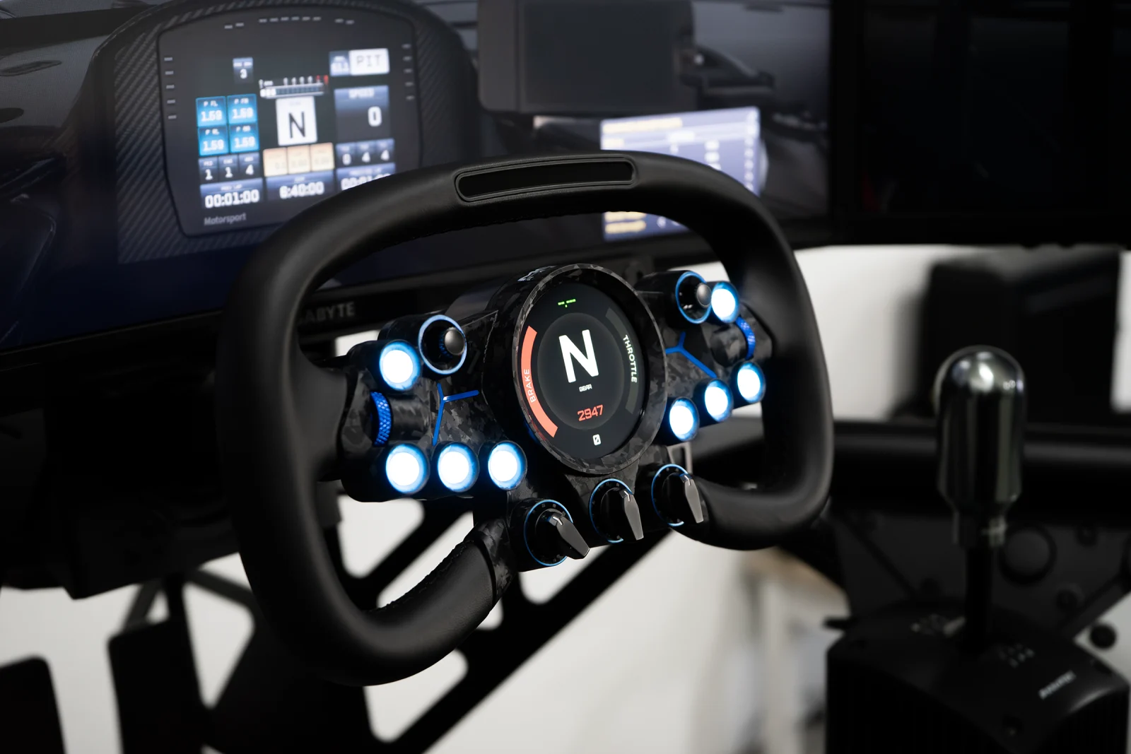 Moza KS Vision wheel · R25 Ultra base