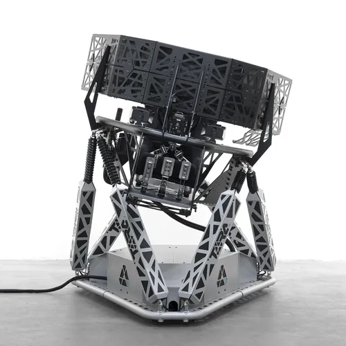 TORQ EVO 2 6DOF motion simulator with triple-screen rig