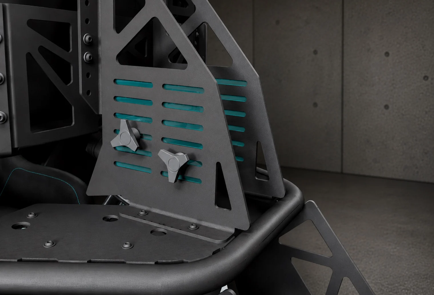 TORQ EVO 2 wheelbase mount adjustment detail